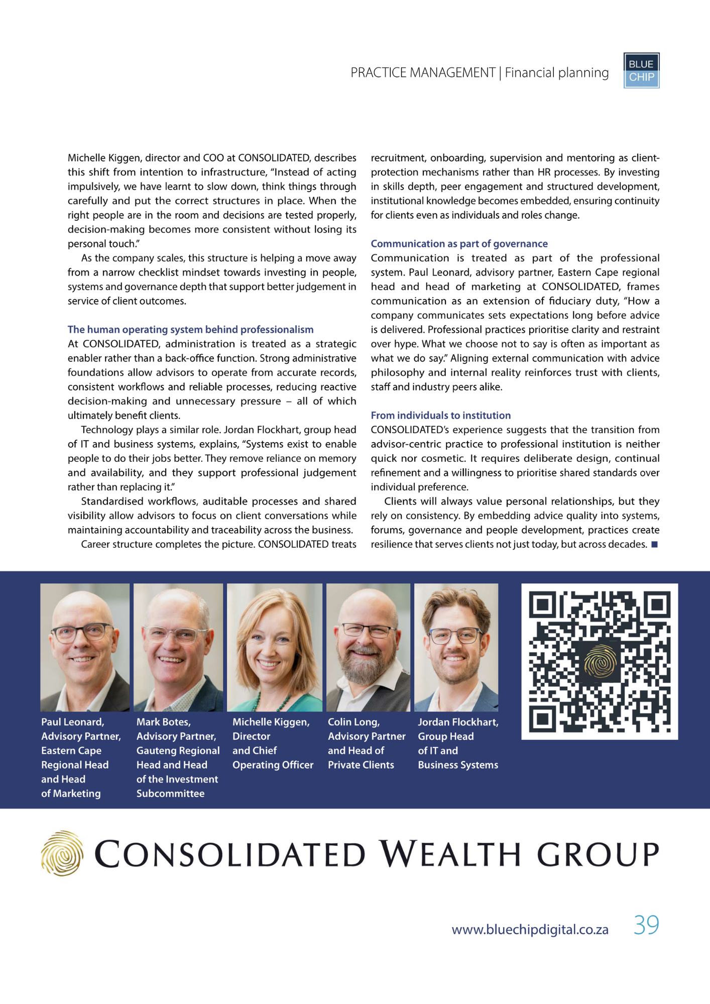 Consolidated Wealth | 2